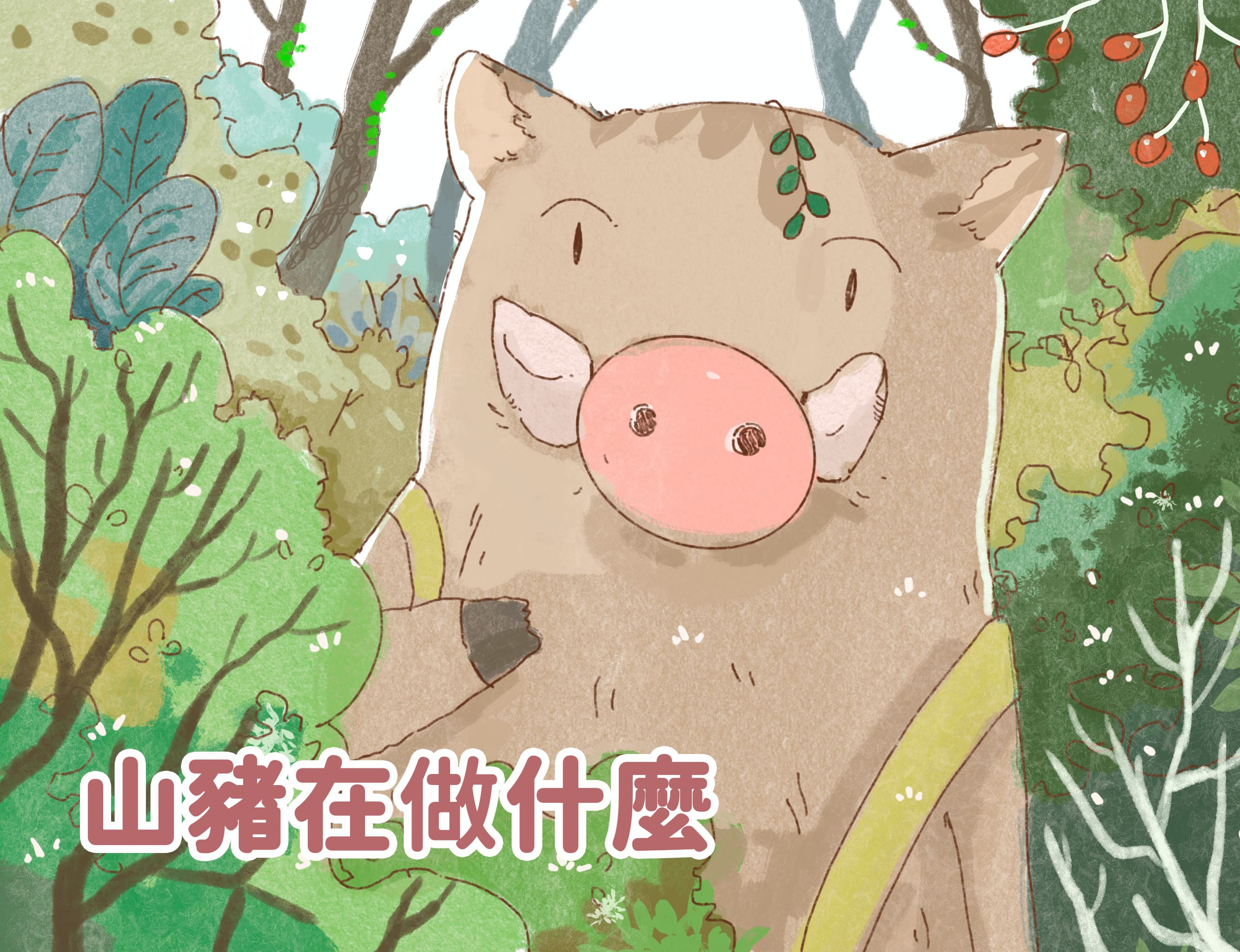 山豬在做什麼 山豬在做什麼
